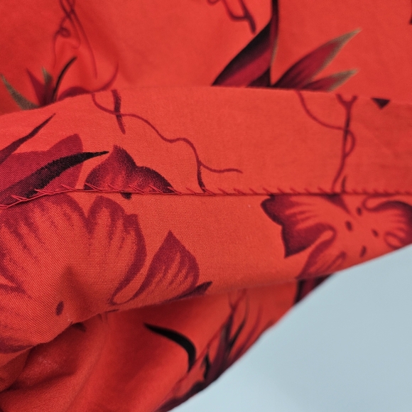 Vintage Ui-Maikai Hawaiian Dress 60s Cotton Medium - Picture 7 of 8